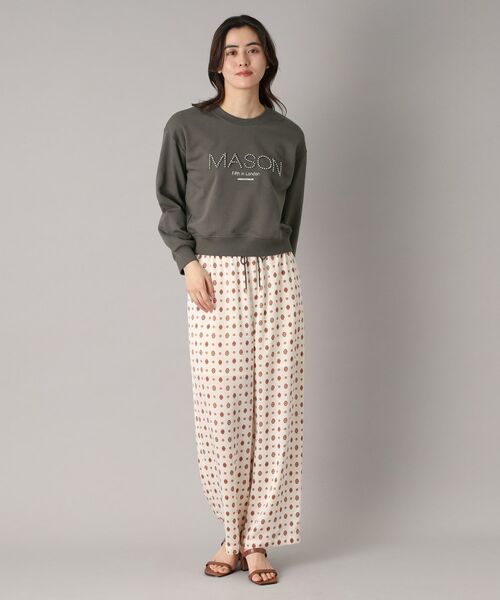 DRESSTERIOR / ドレステリア スウェット | 【洗える/ショート丈】メイソンスタッズロゴ裏毛プルオーバー | 詳細24