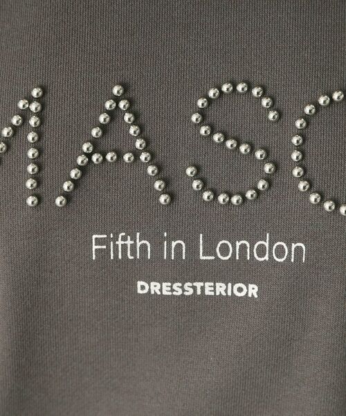 DRESSTERIOR / ドレステリア スウェット | 【洗える/ショート丈】メイソンスタッズロゴ裏毛プルオーバー | 詳細25