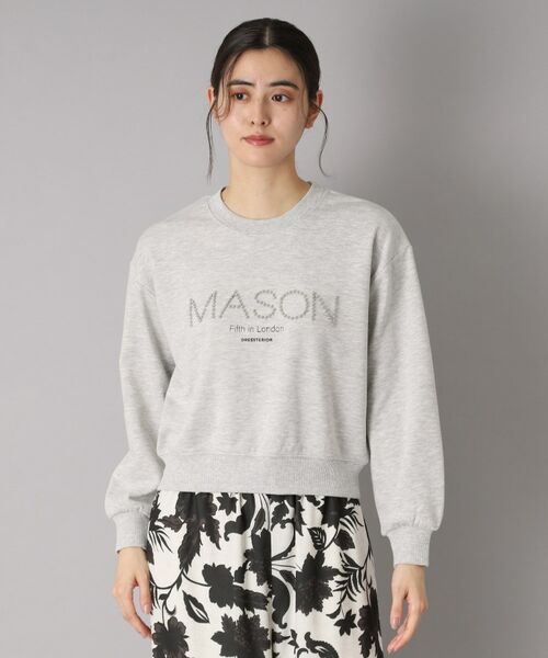 DRESSTERIOR / ドレステリア スウェット | 【洗える/ショート丈】メイソンスタッズロゴ裏毛プルオーバー | 詳細26