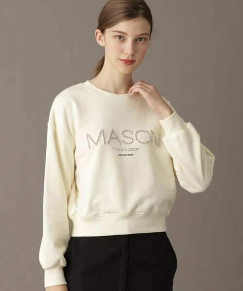 DRESSTERIOR / ドレステリア スウェット | 【洗える/ショート丈】メイソンスタッズロゴ裏毛プルオーバー | 詳細3