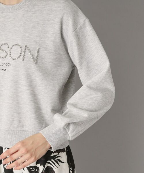 DRESSTERIOR / ドレステリア スウェット | 【洗える/ショート丈】メイソンスタッズロゴ裏毛プルオーバー | 詳細30