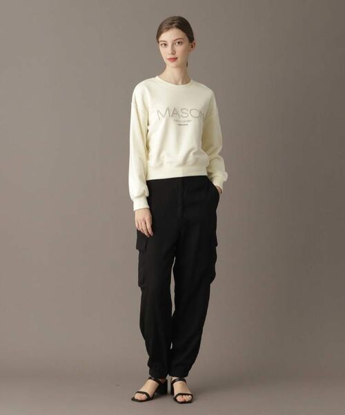 DRESSTERIOR / ドレステリア スウェット | 【洗える/ショート丈】メイソンスタッズロゴ裏毛プルオーバー | 詳細4