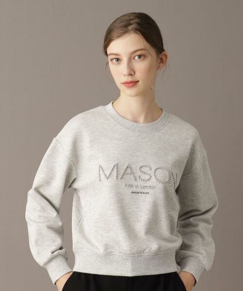 DRESSTERIOR / ドレステリア スウェット | 【洗える/ショート丈】メイソンスタッズロゴ裏毛プルオーバー | 詳細5