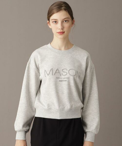 DRESSTERIOR / ドレステリア スウェット | 【洗える/ショート丈】メイソンスタッズロゴ裏毛プルオーバー | 詳細6