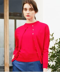 DRESSTERIOR - ウォッシャブルコットンカシミヤカーディガン