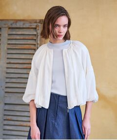 DRESSTERIOR / ドレステリア レザーブルゾン・ジャケット | 【洗える/リネン100％】ウォッシャブルペーパーリネンブルゾン