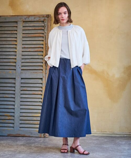 DRESSTERIOR / ドレステリア レザーブルゾン・ジャケット | 【洗える/リネン100％】ウォッシャブルペーパーリネンブルゾン | 詳細1