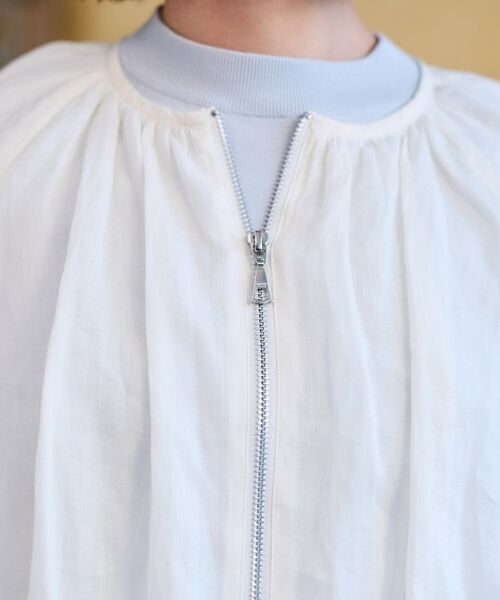 DRESSTERIOR / ドレステリア レザーブルゾン・ジャケット | 【洗える/リネン100％】ウォッシャブルペーパーリネンブルゾン | 詳細14