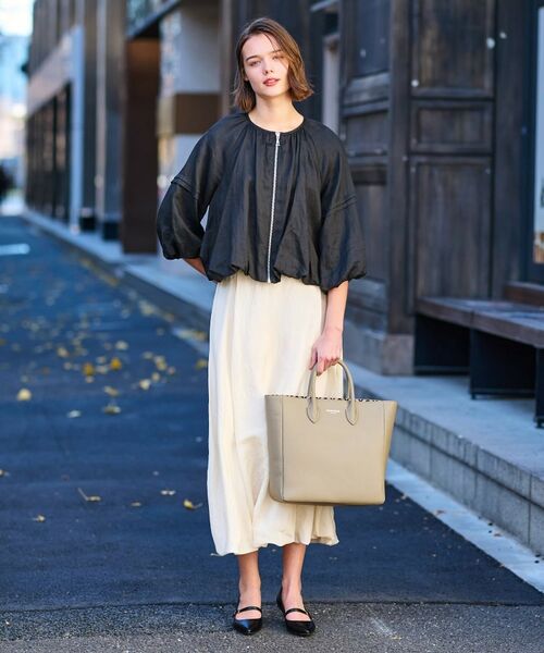 DRESSTERIOR / ドレステリア レザーブルゾン・ジャケット | 【洗える/リネン100％】ウォッシャブルペーパーリネンブルゾン | 詳細16