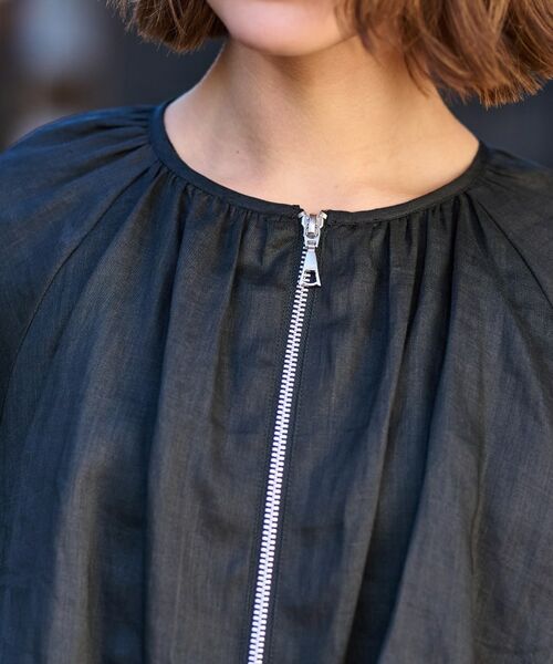 DRESSTERIOR / ドレステリア レザーブルゾン・ジャケット | 【洗える/リネン100％】ウォッシャブルペーパーリネンブルゾン | 詳細26