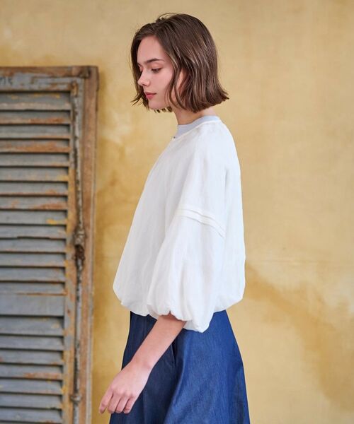 DRESSTERIOR / ドレステリア レザーブルゾン・ジャケット | 【洗える/リネン100％】ウォッシャブルペーパーリネンブルゾン | 詳細7