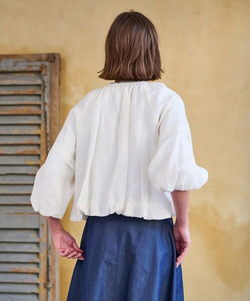 DRESSTERIOR / ドレステリア レザーブルゾン・ジャケット | 【洗える/リネン100％】ウォッシャブルペーパーリネンブルゾン | 詳細8