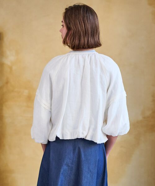 DRESSTERIOR / ドレステリア レザーブルゾン・ジャケット | 【洗える/リネン100％】ウォッシャブルペーパーリネンブルゾン | 詳細9