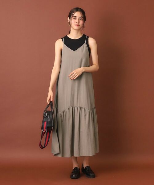 DRESSTERIOR / ドレステリア ロング・マキシ丈ワンピース | 【接触冷感/撥水】タフタキャミワンピース | 詳細10