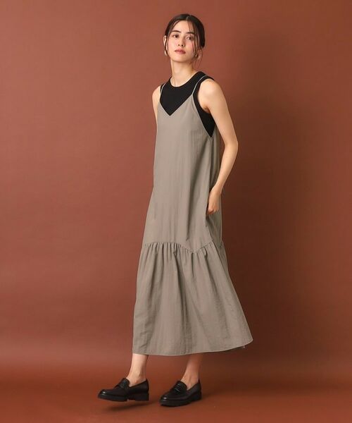 DRESSTERIOR / ドレステリア ロング・マキシ丈ワンピース | 【接触冷感/撥水】タフタキャミワンピース | 詳細11