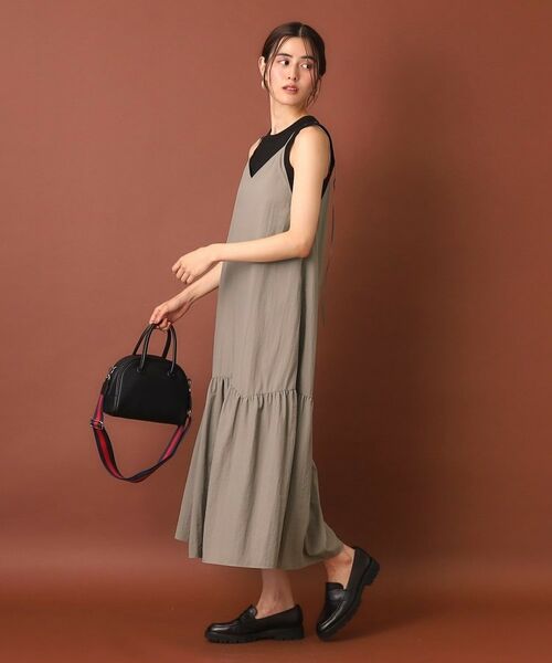DRESSTERIOR / ドレステリア ロング・マキシ丈ワンピース | 【接触冷感/撥水】タフタキャミワンピース | 詳細12