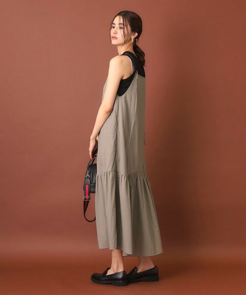 DRESSTERIOR / ドレステリア ロング・マキシ丈ワンピース | 【接触冷感/撥水】タフタキャミワンピース | 詳細13
