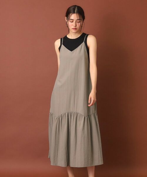 DRESSTERIOR / ドレステリア ロング・マキシ丈ワンピース | 【接触冷感/撥水】タフタキャミワンピース | 詳細15