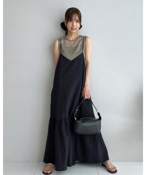 DRESSTERIOR / ドレステリア ロング・マキシ丈ワンピース | 【接触冷感/撥水】タフタキャミワンピース | 詳細24