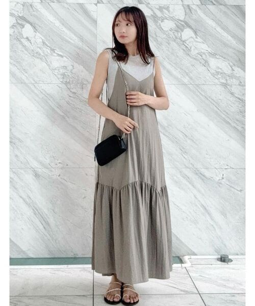DRESSTERIOR / ドレステリア ロング・マキシ丈ワンピース | 【接触冷感/撥水】タフタキャミワンピース | 詳細25
