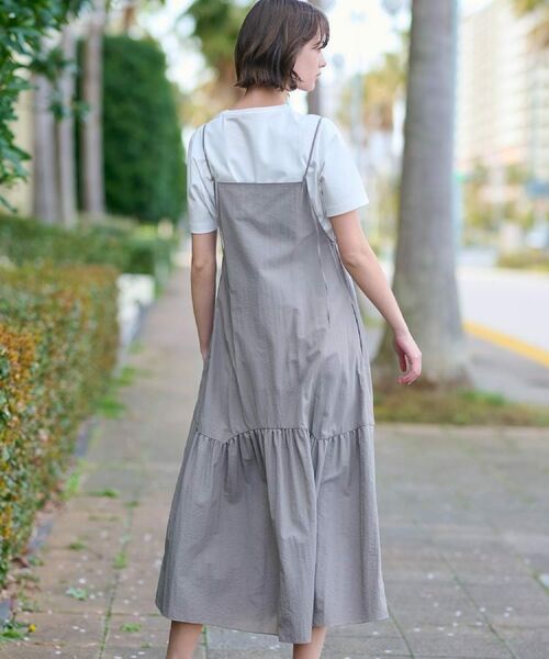 DRESSTERIOR / ドレステリア ロング・マキシ丈ワンピース | 【接触冷感/撥水】タフタキャミワンピース | 詳細7