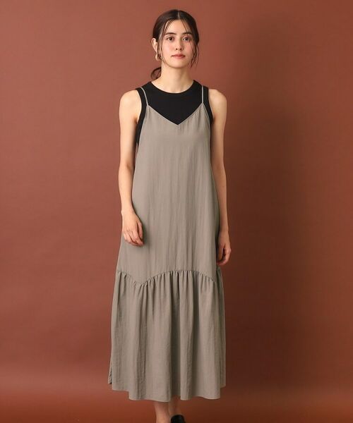 DRESSTERIOR / ドレステリア ロング・マキシ丈ワンピース | 【接触冷感/撥水】タフタキャミワンピース | 詳細8