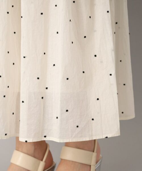 DRESSTERIOR / ドレステリア ロング・マキシ丈スカート | 【ウエストゴム/裏地あり】イージーウエストドット刺繍スカート | 詳細27