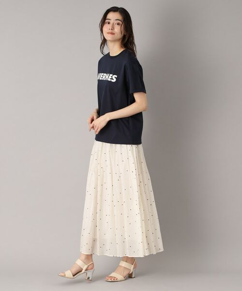 DRESSTERIOR / ドレステリア ロング・マキシ丈スカート | 【ウエストゴム/裏地あり】イージーウエストドット刺繍スカート | 詳細3