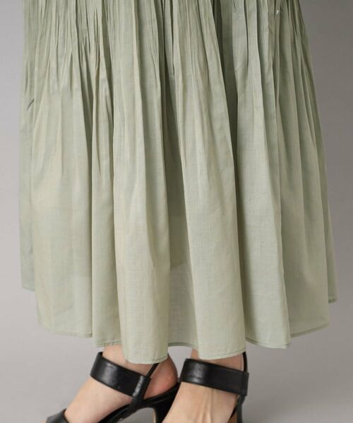 DRESSTERIOR / ドレステリア ロング・マキシ丈スカート | 【ウエストゴム/ミディ丈】シアープリーツスカート | 詳細25