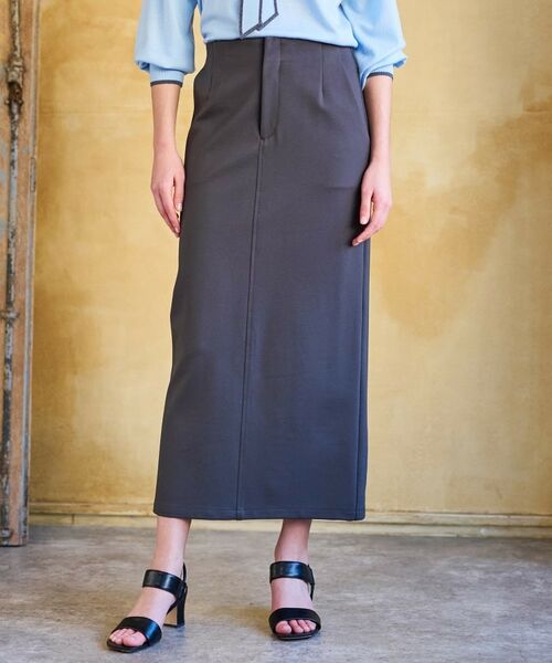DRESSTERIOR / ドレステリア ロング・マキシ丈スカート | 【大人百花春号掲載 モデル美香さん着用】ストレッチポンチタイトスカート | 詳細10