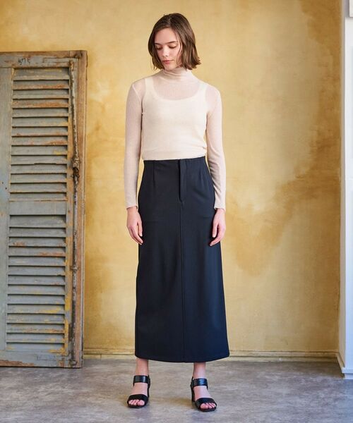 DRESSTERIOR / ドレステリア ロング・マキシ丈スカート | 【大人百花春号掲載 モデル美香さん着用】ストレッチポンチタイトスカート | 詳細3