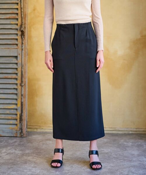 DRESSTERIOR / ドレステリア ロング・マキシ丈スカート | 【大人百花春号掲載 モデル美香さん着用】ストレッチポンチタイトスカート | 詳細4