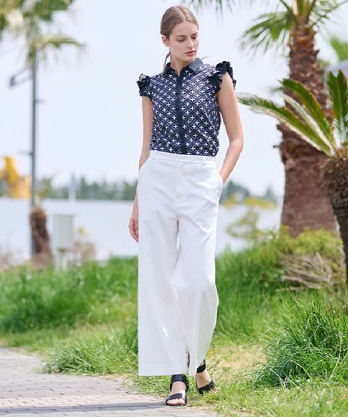 DRESSTERIOR / ドレステリア シャツ・ブラウス | 【大人百花春号掲載 モデル美香さん着用】オーバーラップウィングスリーブブラウス | 詳細19