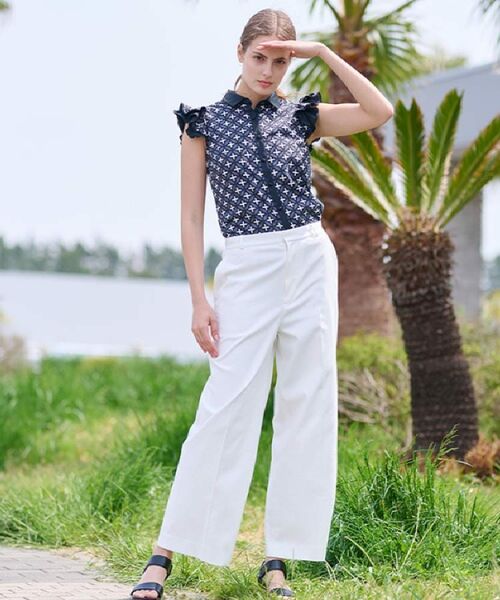 DRESSTERIOR / ドレステリア シャツ・ブラウス | 【大人百花春号掲載 モデル美香さん着用】オーバーラップウィングスリーブブラウス | 詳細20