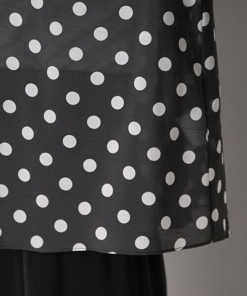 DRESSTERIOR / ドレステリア シャツ・ブラウス | 【洗える/シアー】スタンドフリルドットボリュームスリーブ | 詳細16