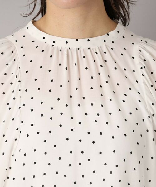 DRESSTERIOR / ドレステリア シャツ・ブラウス | 【洗える/日本製】ドットPTボリュームスリーブブラウス | 詳細11