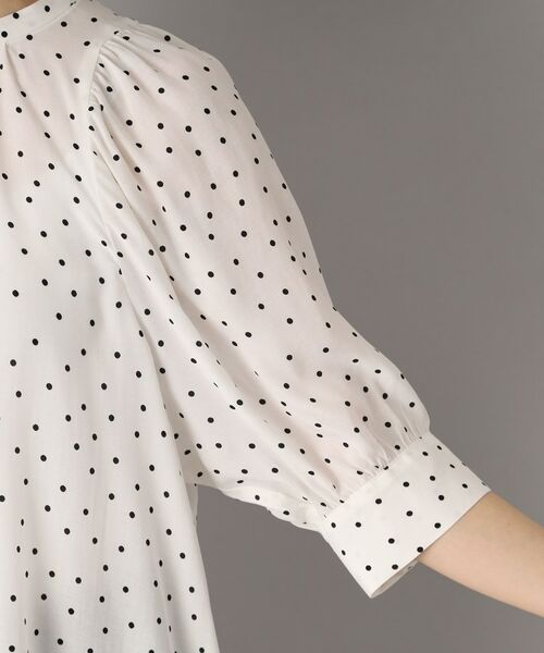 DRESSTERIOR / ドレステリア シャツ・ブラウス | 【洗える/日本製】ドットPTボリュームスリーブブラウス | 詳細12