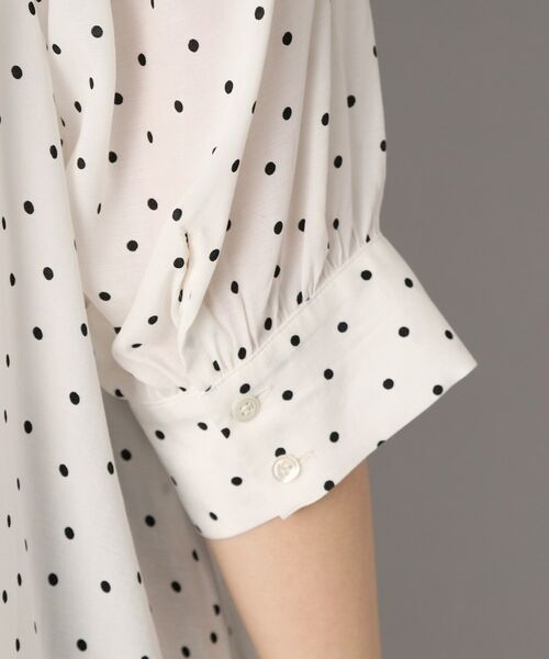 DRESSTERIOR / ドレステリア シャツ・ブラウス | 【洗える/日本製】ドットPTボリュームスリーブブラウス | 詳細13