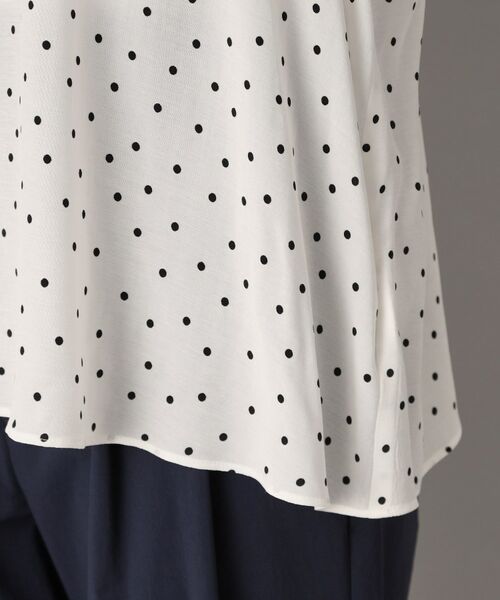 DRESSTERIOR / ドレステリア シャツ・ブラウス | 【洗える/日本製】ドットPTボリュームスリーブブラウス | 詳細14