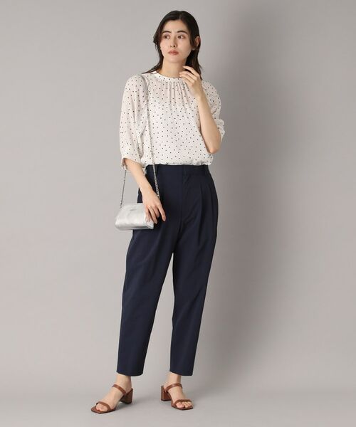 DRESSTERIOR / ドレステリア シャツ・ブラウス | 【洗える/日本製】ドットPTボリュームスリーブブラウス | 詳細17