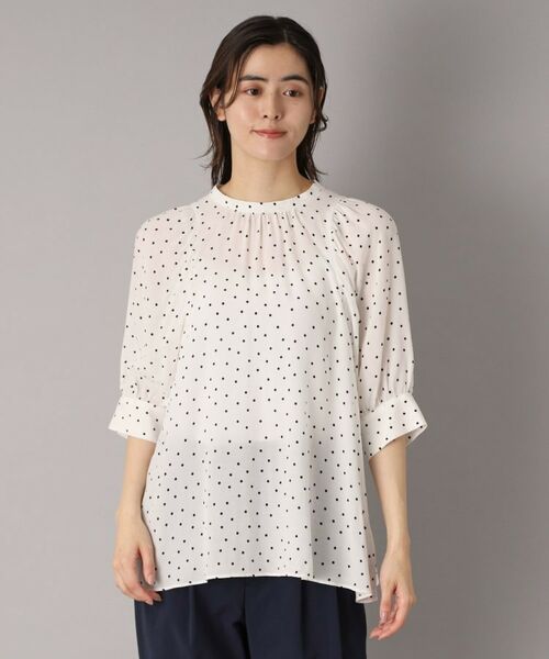 DRESSTERIOR / ドレステリア シャツ・ブラウス | 【洗える/日本製】ドットPTボリュームスリーブブラウス | 詳細18