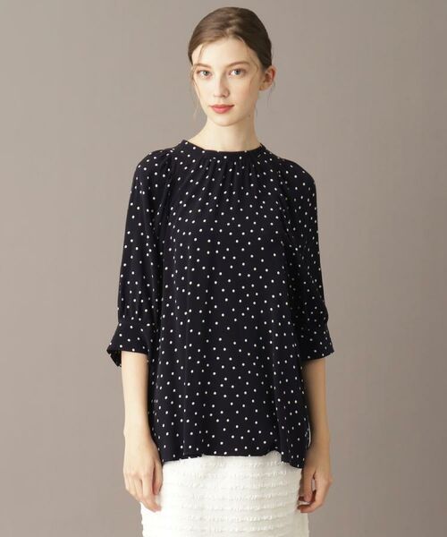 DRESSTERIOR / ドレステリア シャツ・ブラウス | 【洗える/日本製】ドットPTボリュームスリーブブラウス | 詳細3