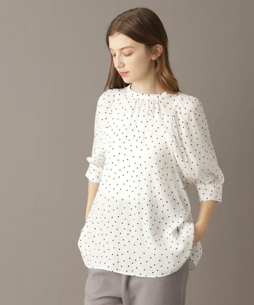 DRESSTERIOR / ドレステリア シャツ・ブラウス | 【洗える/日本製】ドットPTボリュームスリーブブラウス | 詳細6