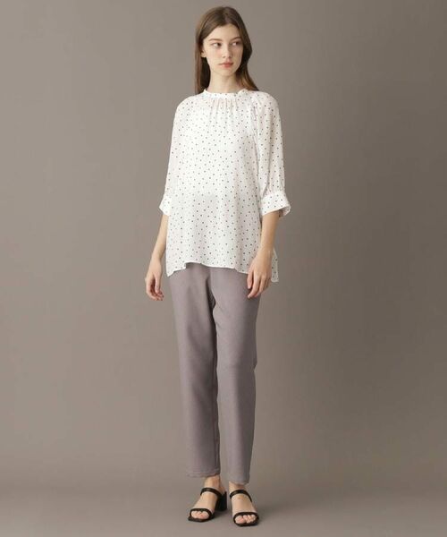 DRESSTERIOR / ドレステリア シャツ・ブラウス | 【洗える/日本製】ドットPTボリュームスリーブブラウス | 詳細7