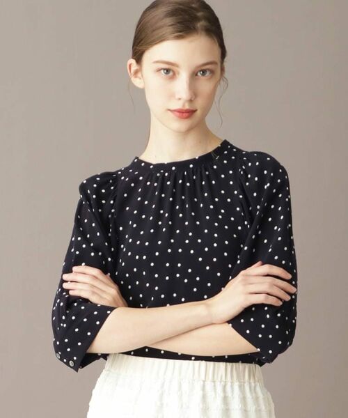 DRESSTERIOR / ドレステリア シャツ・ブラウス | 【洗える/日本製】ドットPTボリュームスリーブブラウス | 詳細8