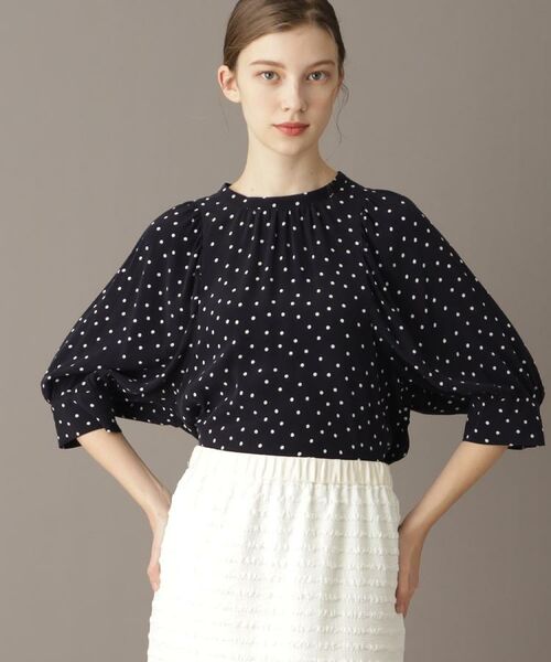 DRESSTERIOR / ドレステリア シャツ・ブラウス | 【洗える/日本製】ドットPTボリュームスリーブブラウス | 詳細9