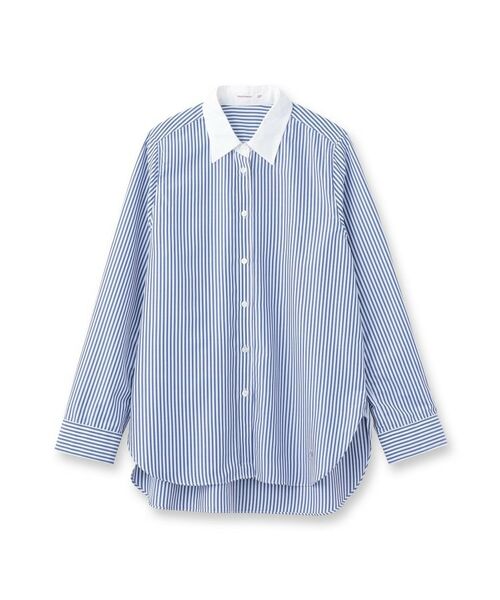 DRESSTERIOR / ドレステリア シャツ・ブラウス | 【洗える/ストライプ柄】オーバーシルエットクレリックシャツ | 詳細1
