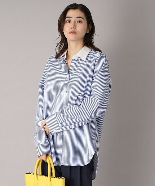 DRESSTERIOR / ドレステリア シャツ・ブラウス | 【洗える/ストライプ柄】オーバーシルエットクレリックシャツ | 詳細14