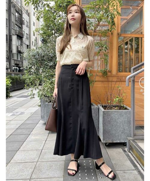 DRESSTERIOR / ドレステリア ポロシャツ | 【大人百花春号掲載 モデル美香さん着用】ドットシアーポロニット | 詳細23