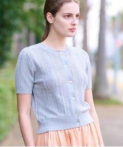 DRESSTERIOR / ドレステリア ニット・セーター | 【前後2WAY/ショート丈】2WAYレースニット